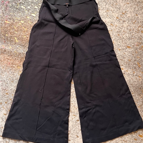 Black Quince Palazzo Pants, short, size 10 - Picture 2 of 4